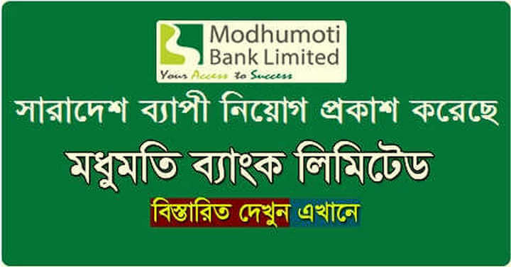 Modhumoti Bank Limited Job Circular Apply Online 2020 – www.modhumotibankltd.com